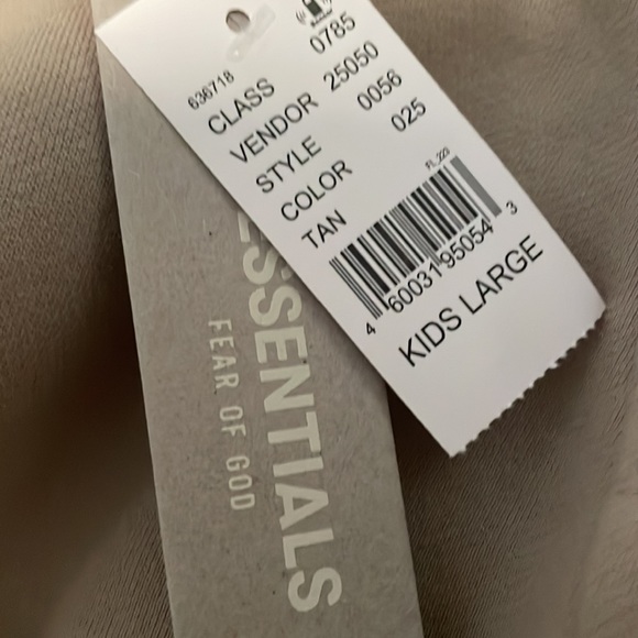 Fear of God Essentials Tan Hoodie - Picture 8 of 8